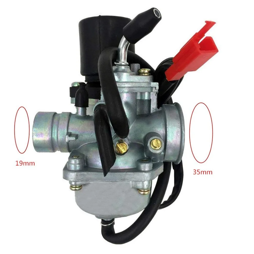 GOOFIT PZ19 Карбюратор для 2 х тактных 50cc 90cc 110cc Yamaha Jog Polaris Adly Eton Beamer Dino ATV Скутер N090