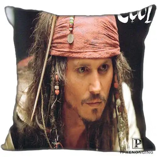 Pillowcase Для наращивания с лучшими продажами от Джонни Деппом(3) Наволочка на подушку, спальня дома квадратная Наволочка на молнии(с одной стороны)#190404-01-107 - Цвет: Pillowcase