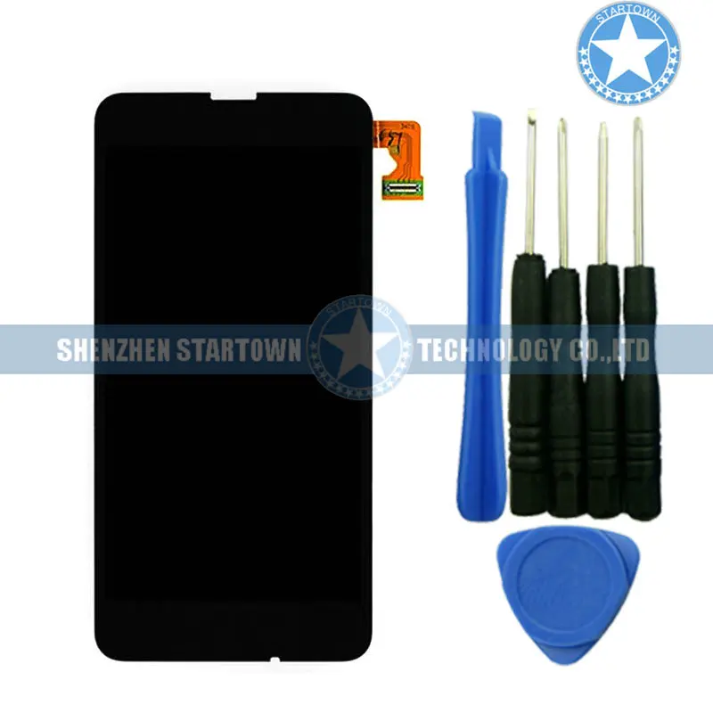 Полный ЖК-дисплей сенсорный экран стекло дигитайзер сборка для Nokia Lumia 630 / 635 с