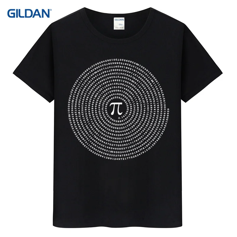 Дизайн er футболка 2017 Pi приближение день стволовых Математика наука Nerd спираль T