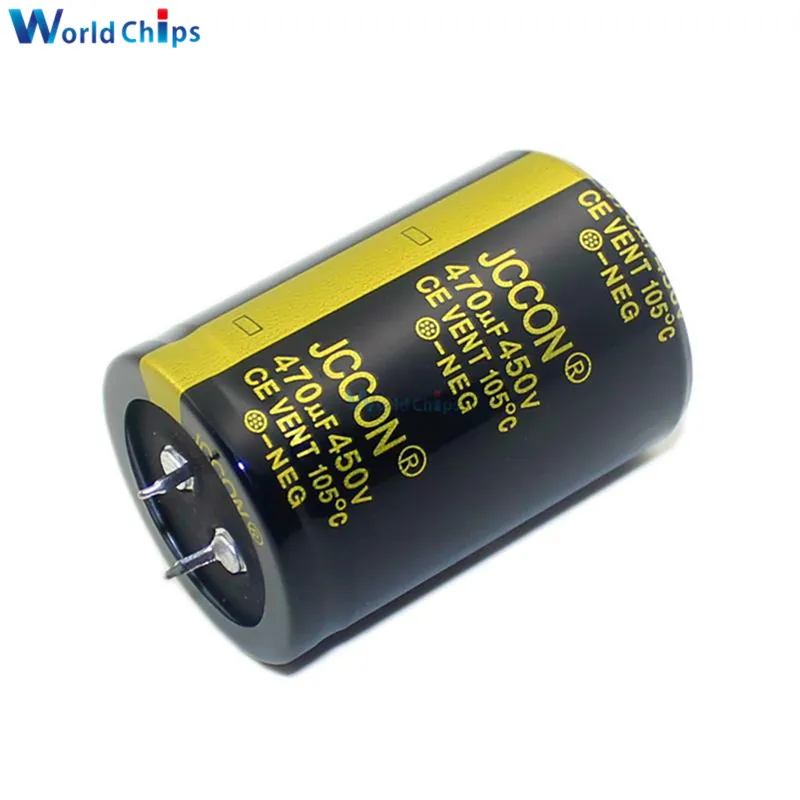 450V 470 мкФ 35X50mm Высокочастотный Низкочастотный алюминиевый электролитический