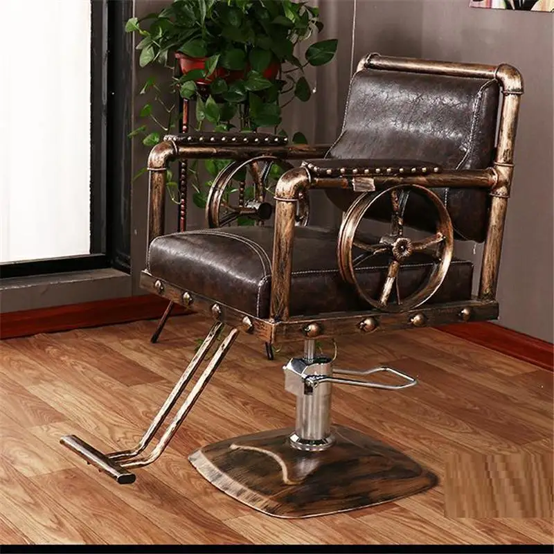 Version P Мебель для макияжа волос Barbeiro Stuhl Schoonheidssalon De Belleza cappersstoelen Cadeira Barbershop салон магазин парикмахерское кресло - Цвет: Version P