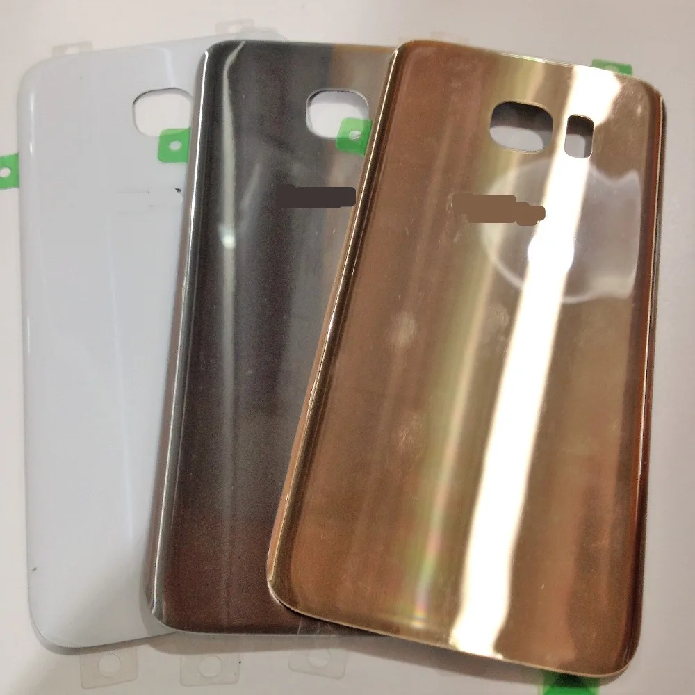 Оригинал для Samsung GALAXY S7 Edge G935 Galaxy G930 Задняя стеклянная крышка задняя батарейного