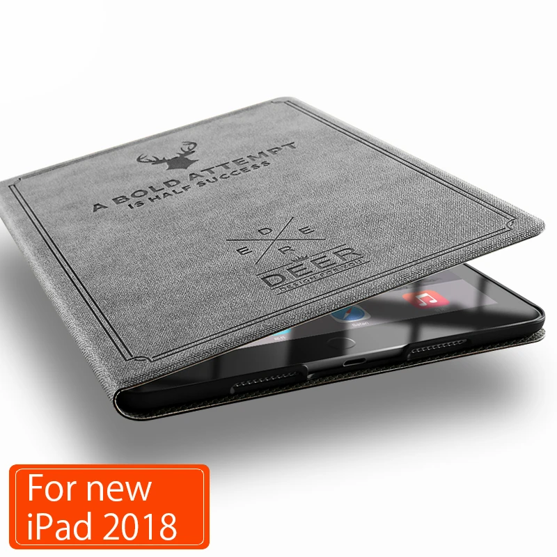 2018 Чехол для iPad 9 7 дюймов с рисунком оленя чехол Smart sleep wake up 2017 ультратонкий