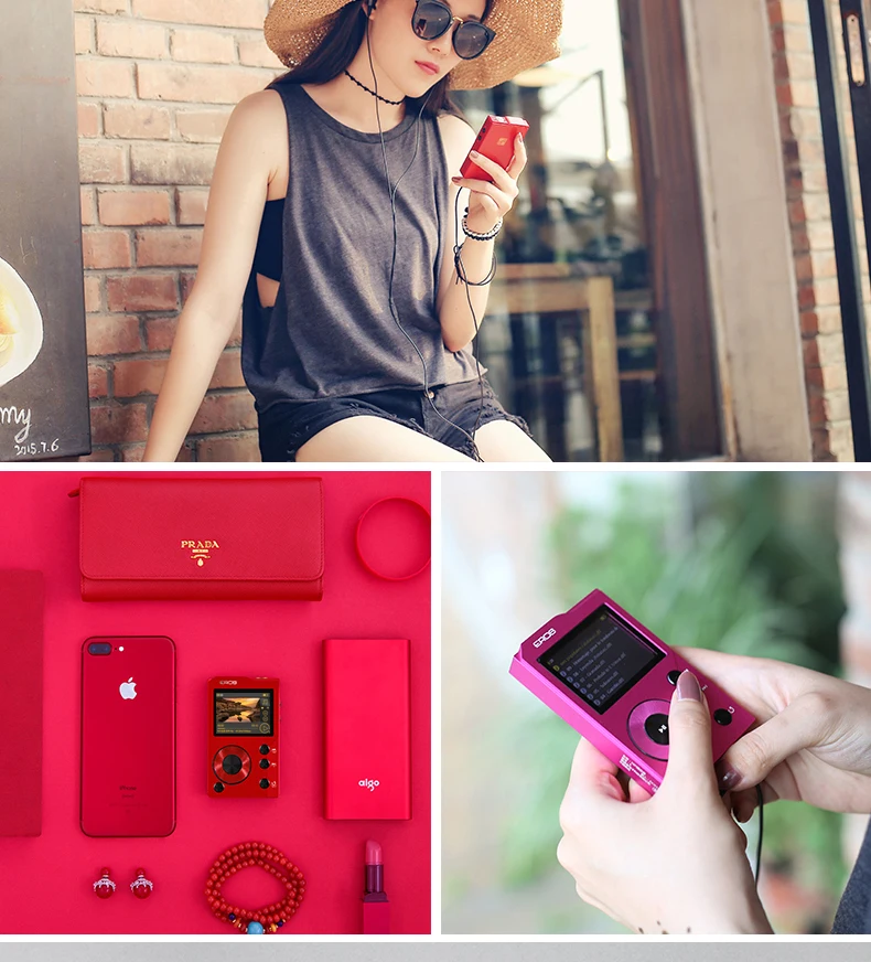 Aigo EROS K Bluetooth 4,0 HIFI MP3 плеер без потерь DSD DAC OTG портативный стерео аудио мини музыкальный плеер поддержка 128 ГБ TF Карта