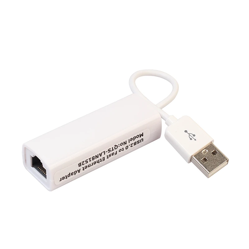 Портативный 1 шт. RTL8152 чипы USB 2 0 к RJ45 сетевая карта Lan адаптер 10/100 Мбит/с для
