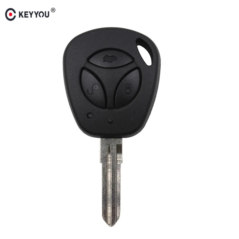 KEYYOU 10X 3 кнопки откидной складной сменный автомобильный Стайлинг пустой брелок
