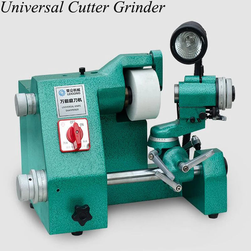 

220v/380v Universal Cutter Grinder Drill Sharpener Sharpening Machine for End Mill Twist Drill Cutter Grinding Tool 10A