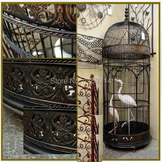 Посадки птичья клетка мебель Кованое железо висячая Птица гнездо|cage and aviary birds for