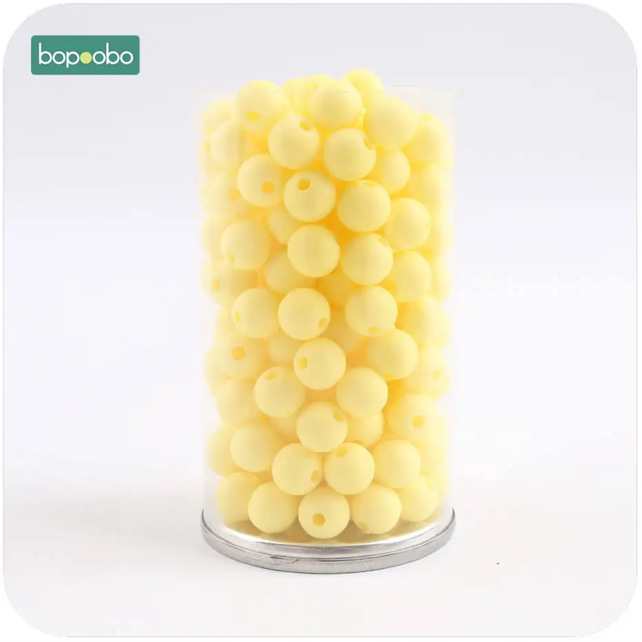 candy yellow Bopobo силиконовые бусины круглой формы 20 шт 9 мм пищевого качества Прорезыватели BPA БЕСПЛАТНО Экологичные бусины браслет DIY Ювелирные изделия Детские Прорезыватели - Цвет: candy yellow