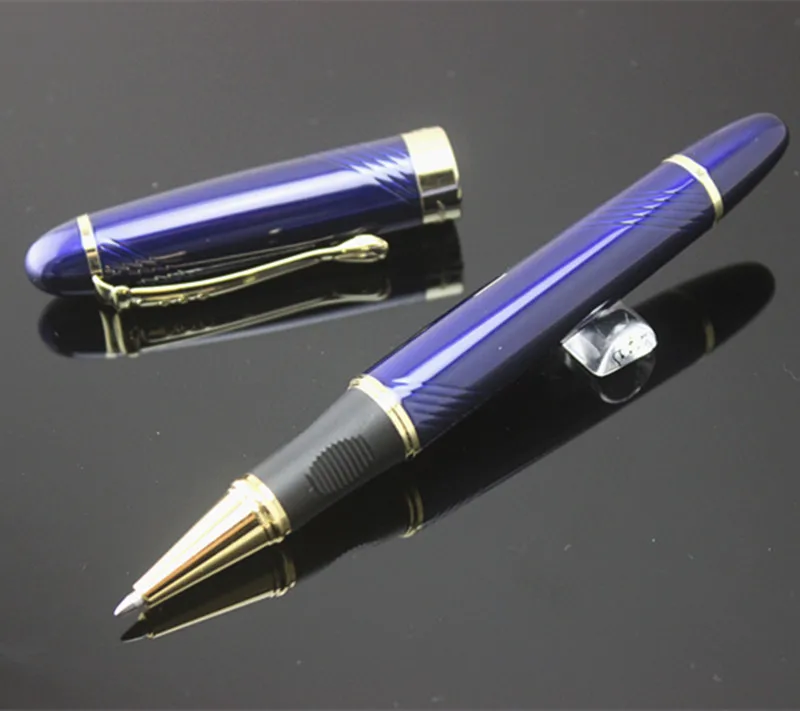 Y Jinhao x450 Королевский синий спиральный узор Ручка-роллер высокое качество роскошные офисные школьные канцелярские принадлежности Материал Поставки полностью металлический - Цвет: Y