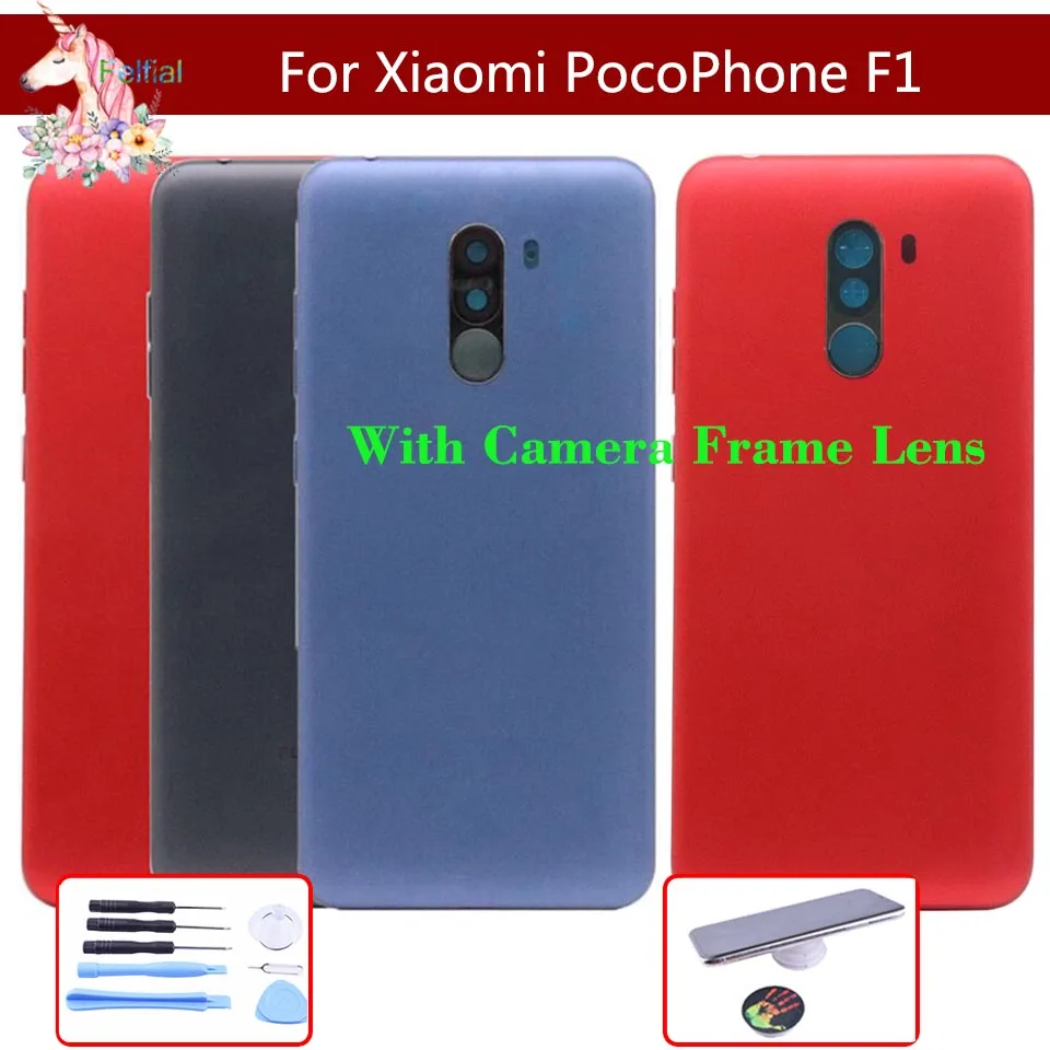 Оригинальный чехол для аккумулятора Xiaomi PocoPhone F1 f1 задняя крышка корпуса задней