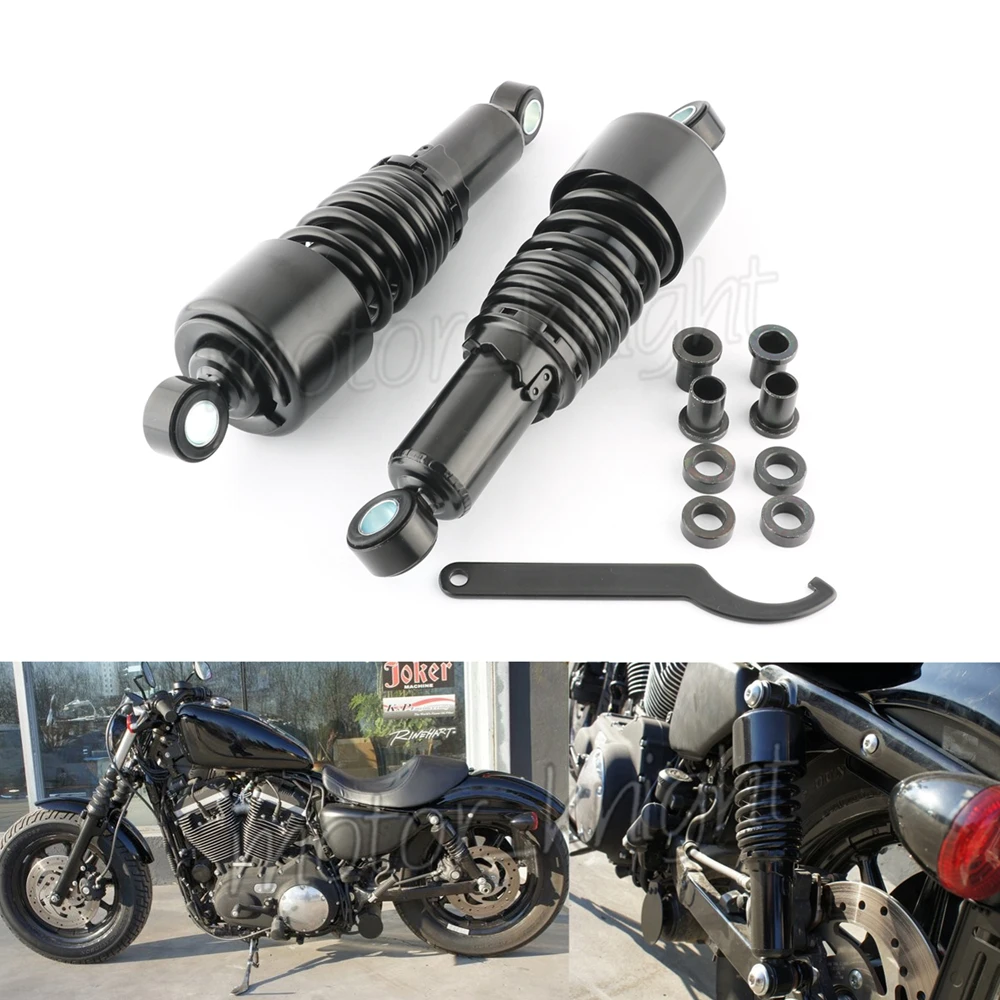 Пара амортизаторов Slammer 10 5 дюйма для Harley XL1200C SPORTSTER CUSTOM/XL1200X FORTY EIGHT/XL1200C CUSTOM|Бамперы