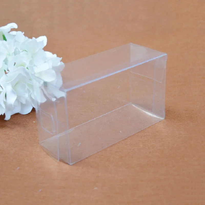 10 шт./лот многоразмерная прозрачная коробка из ПВХ квадратный дисплей для
