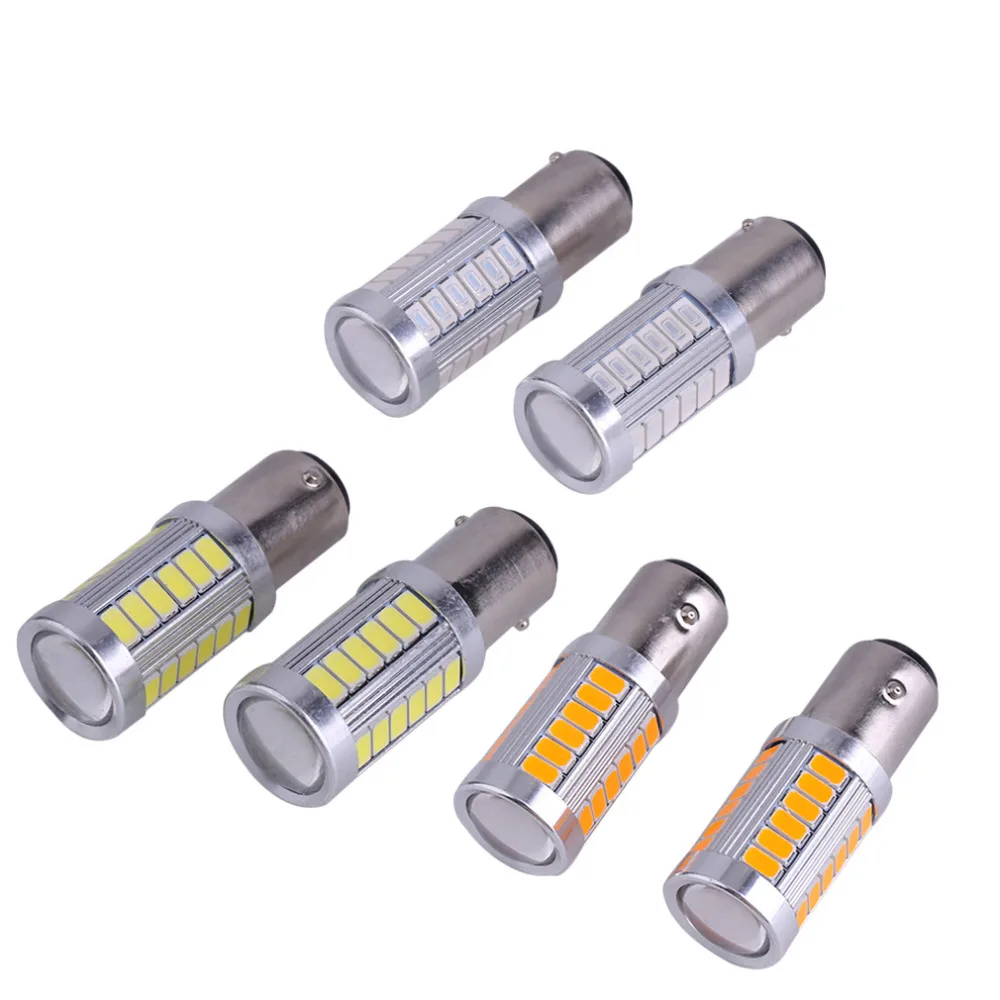 50 шт. 1156 BA15S P21W 33 led 5630 5730 smd Автомобильные задние лампы стоп сигналы автомобильные