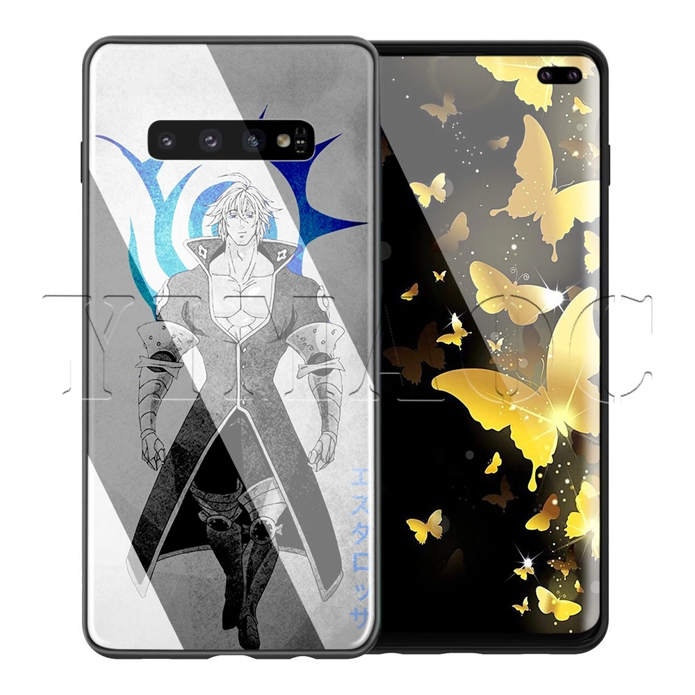 TG8 YIMAOC Nanatsu no Taizai Seven Deadly Sin glass чехол для samsung Galaxy S7 S8 S9 S10 Note 8 9 10 Plus A50 A20 A70 - Цвет: TG8