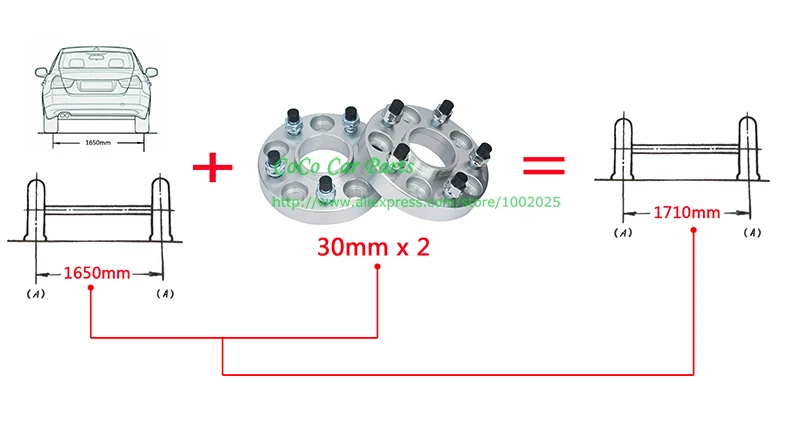 2шт | PCD 5x114,3 5x4,5 | CB 67.1мм | толстые 30 мм кованые литые колесная Проставка адаптер для Mazda 6/Mazda 3/626/CX-5/CX-7