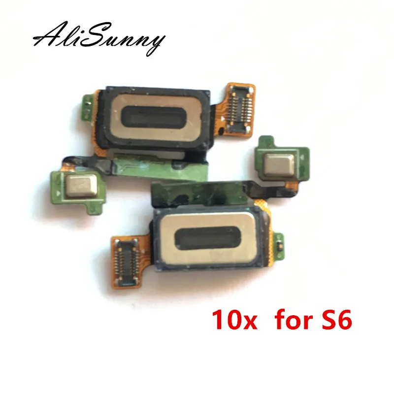 AliSunny 10 шт. наушники с гибким кабелем для SamSung Galaxy S6 G920F динамик прослушивание
