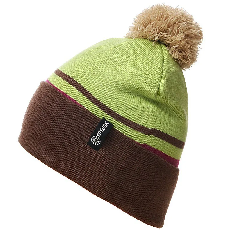 SNSUSK зима gorros Катание на коньках зима сноуборд лыжная шапочка и шапка бини для мужчин женская вязаная шапка