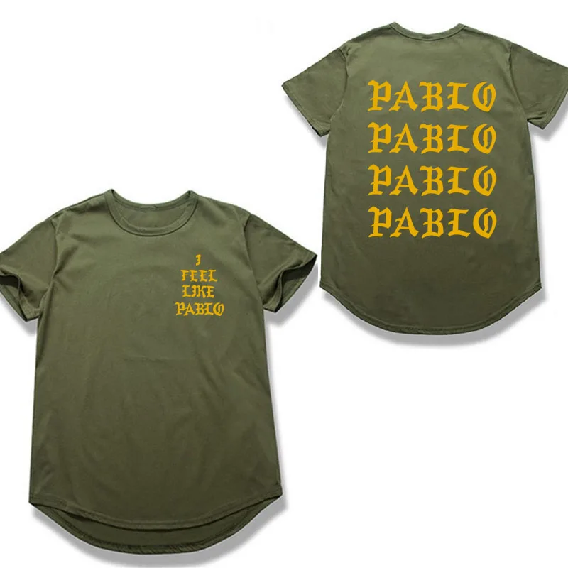 5 Футболка Kanye West The I Life Of Pablo Kanye, мужская летняя брендовая одежда, футболка I Feel like Paul Kanye, футболка Homme - Цвет: 5