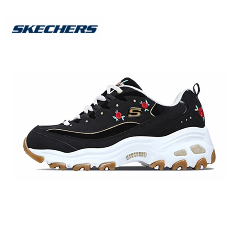 Женские кроссовки для бега Skechers удобные дышащие повседневные на толстой подошве