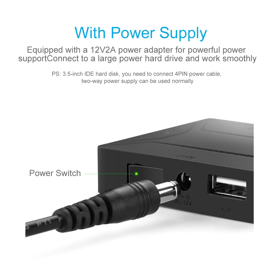 Конвертер для внешнего жесткого диска с USB 3 0 на SATA IDE адаптер SDD 2 5 и дюйма (вилка