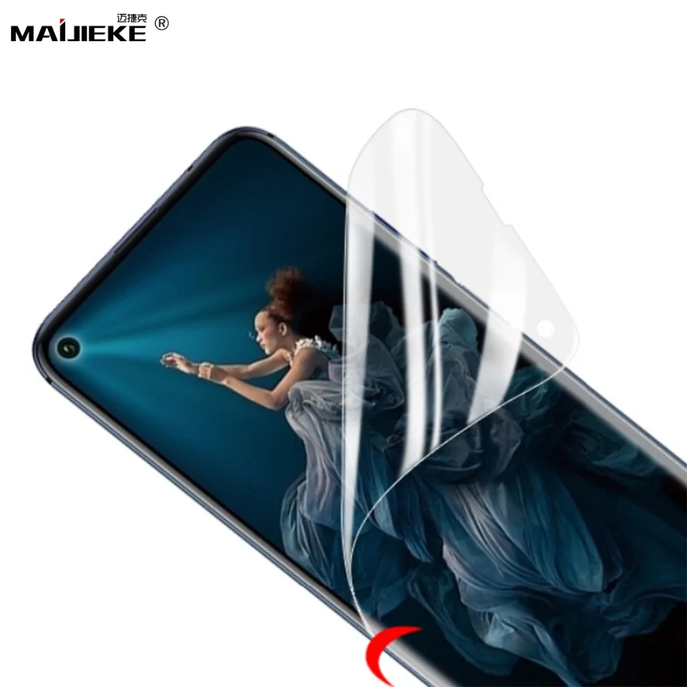 3D Screen Protector For Samsung Galaxy A40 A50 Note 10 Hydrogel Protective Film A60 A70 A80 5D Full Cover Foil (Not Glass) | Мобильные