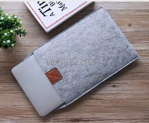 Поп Fashion11.6 13.3 15.4 дюймов Шерстяной Войлок Laptop Sleeve ноутбук обложка чехол Конверт