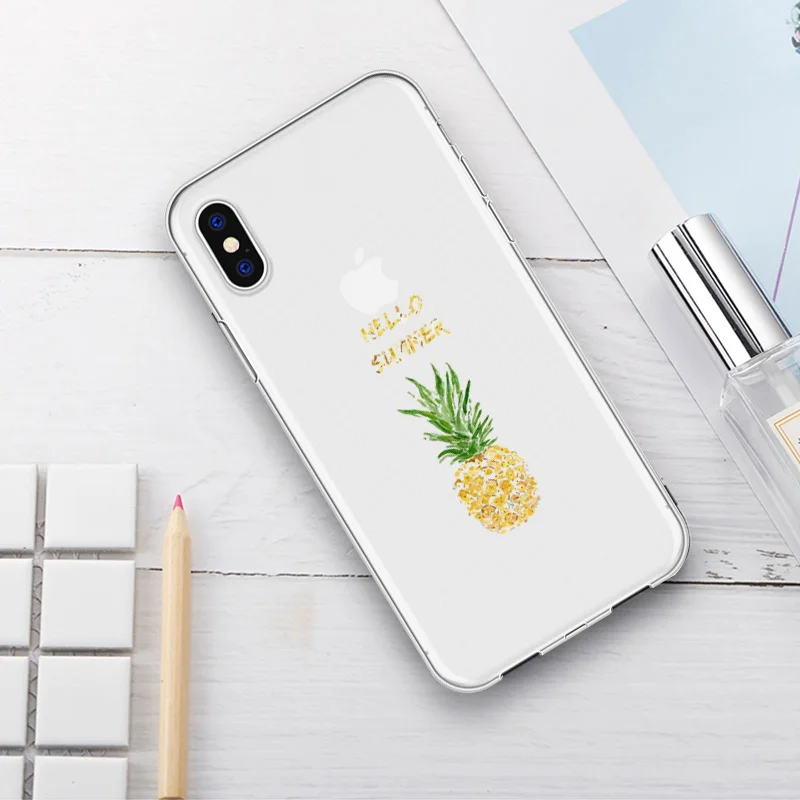 Чехол для iPhone 11 Pro Max XR 6S 7 8 Plus X SE мягкий прозрачный чехол 2020 | Мобильные телефоны и