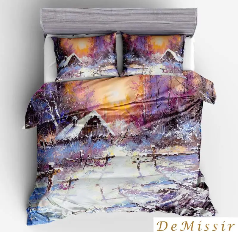 

3D USA Motorcycle City Street View Pattern Sanding Soft Polyester Duvet Cover Set 2/3Pcs Set Bedding Sets housse de couette