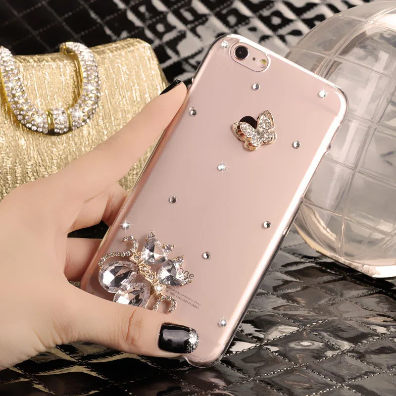 Rhinestone Cover For Xiaomi 5X 6X 8 9 SE Max 2 Redmi Note 4 5 6 7 Pro 4X 5A Luxury Bling Diamond Rose Sexy Lips Phone Case |