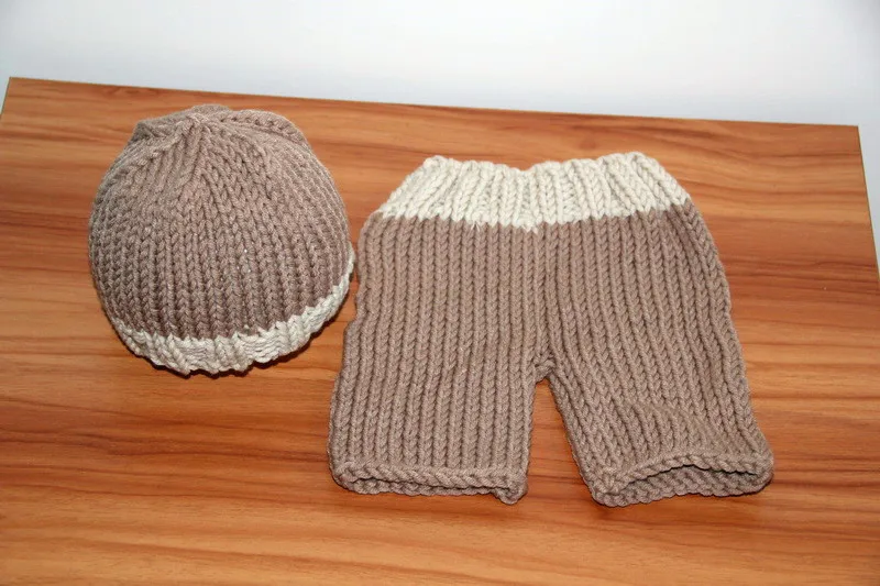 Бесплатная доставка неглубокая коричневая детская шапка детские вязаные шапки