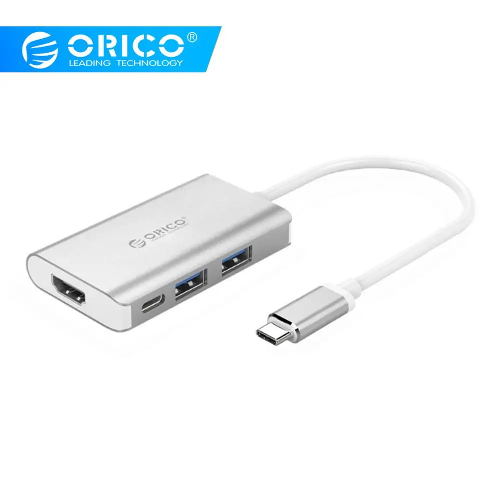 USB Концентратор ORICO Type C к USB3.0 концентратор HDMI адаптер с разъемами для зарядки Samsung
