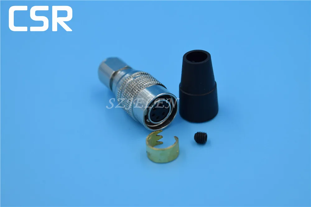 Hirose разъем 6 pin HR10A 7P 6s/HR10A 7R 6p светодиодный питания для камеры вилки и розетки|led power