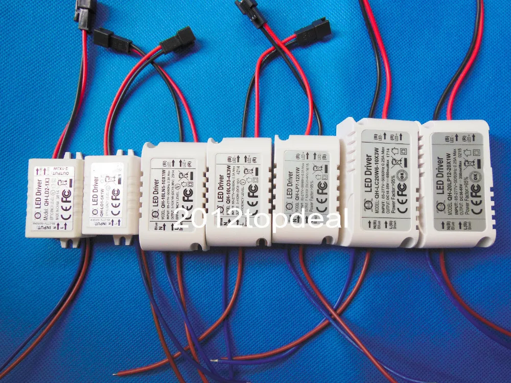 85-265V 300mA-600mA 2-1x3w 1-5x1w 5-10x1w 3-4x3w 7-12x1w 6-10x3w 12-20x 1w светодиодный драйвер преобразователь