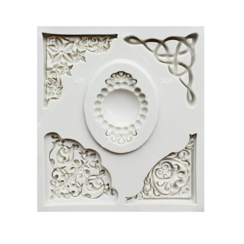 Новое поступление 3D кружевные алмазные ювелирные изделия формы для выпечки