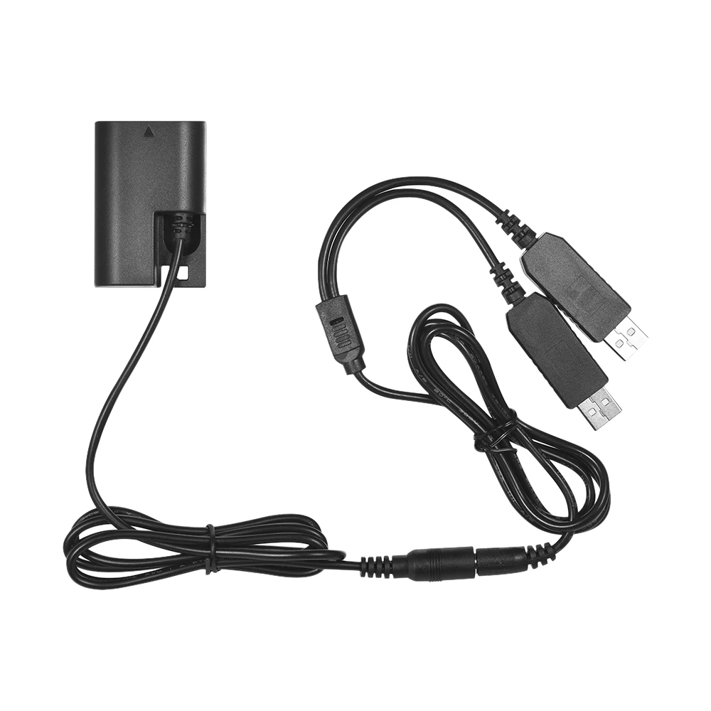 Andoer Dual USB Power Adpater DR E6 DC муфта полностью декодированная Замена LP батареи для камер