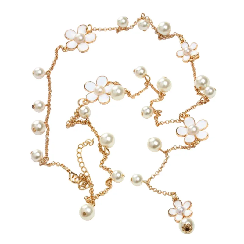 Женская Длинная цепочка на свитер в богемном стиле винтажное этническое