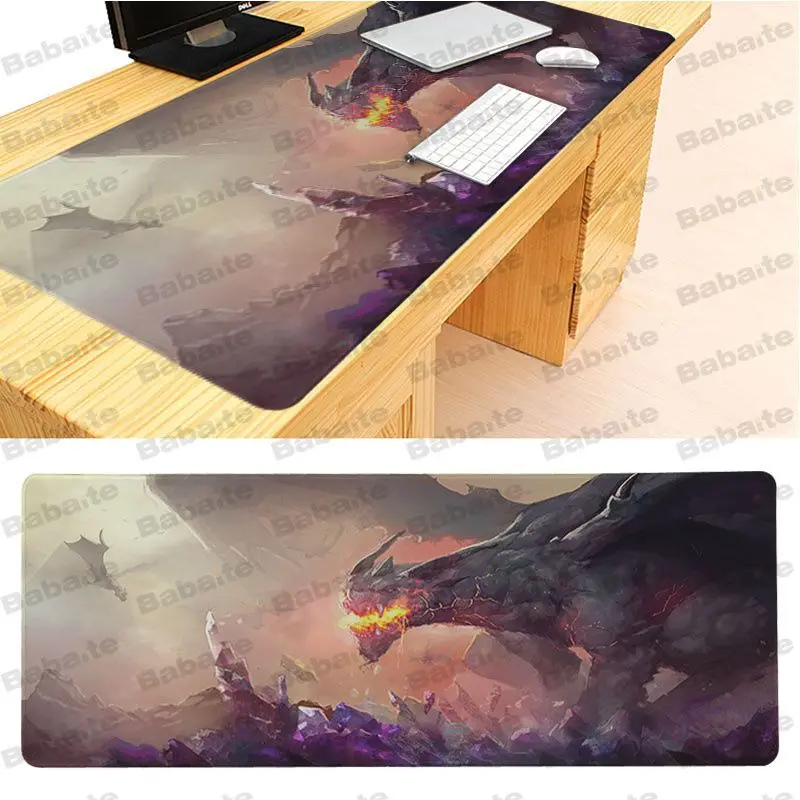 Babaite красивый Аниме Дракон DIY дизайн игровой с узором коврик для мыши Размер 300*900*2