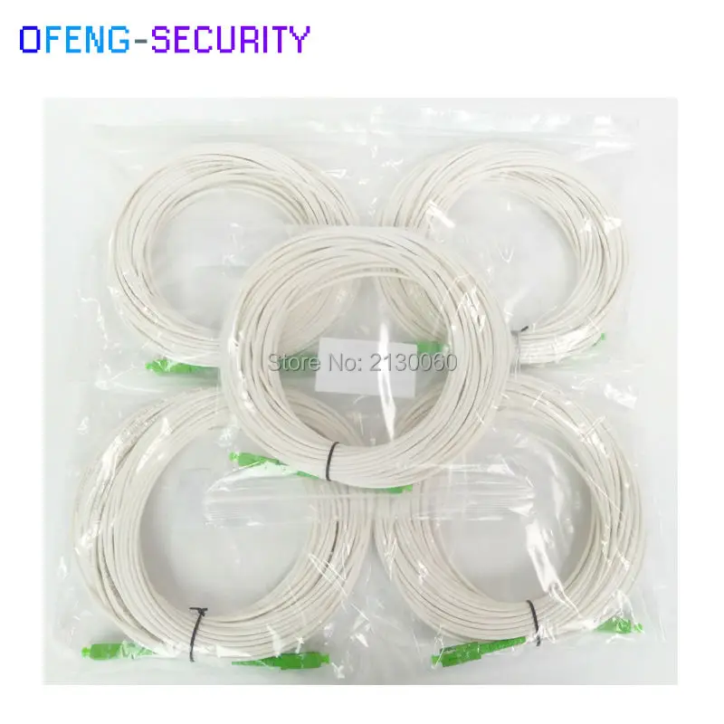 Одномодовый Simplex FTTH волоконно оптический Джампер 25m SC/APC SM(G657B3) SX(LSZH) 3 0