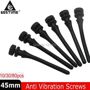 1030 шт., силиконовые Шумопоглощающие вентиляторы с заклепками, 45 мм