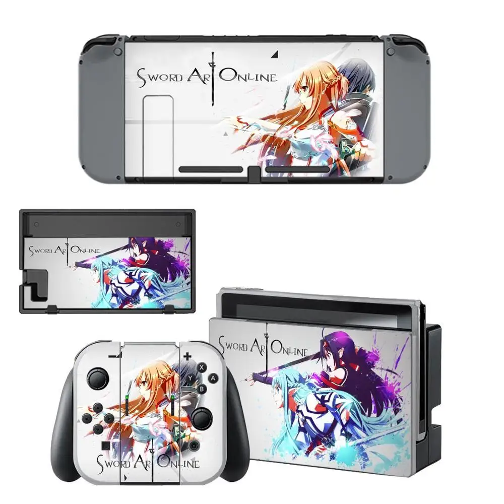 YSNS0666 Sword Art Online kingd наклейка для кожи с переключателем, наклейка с переключателем, совместимая с Nintendo doswitch консолью, Joy-Con, контроллером - Цвет: YSNS0666