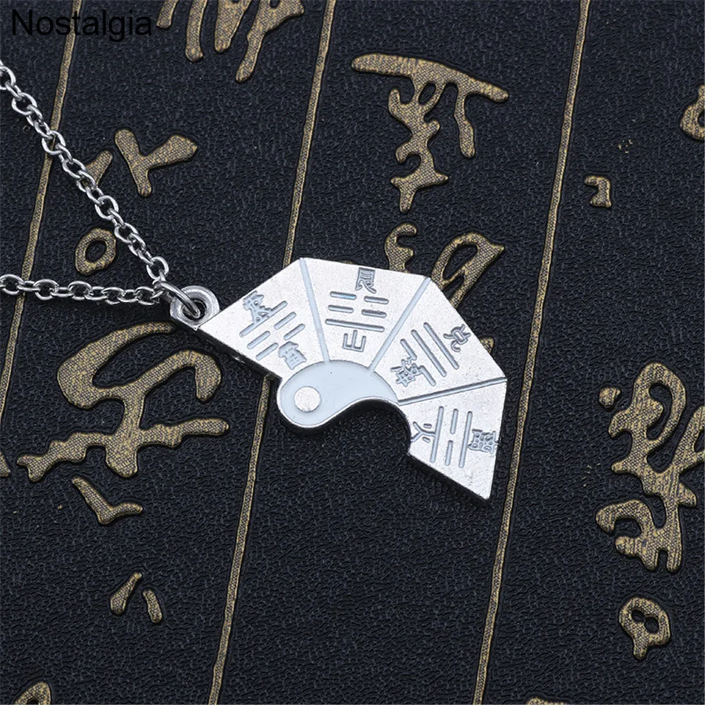 Ностальгия Tai Chi Yin Yang китайский даосизм Bestfriend Couple ожерелье BFF очаровательный