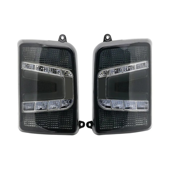 tail light Для Lada Niva 4X4 1995-светодиодный задний фонарь светильник s с Бег сигнала поворота светильник Реверсивный Водонепроницаемый Светодиодный дневной Бег светильник - Цвет: tail light