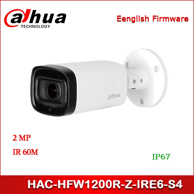 Dahua HAC-HFW1200R-Z-IRE6-S4 2MP HDCVI IR Bullet камера 2 7-12 мм Моторизованный объектив CCTV Камера |