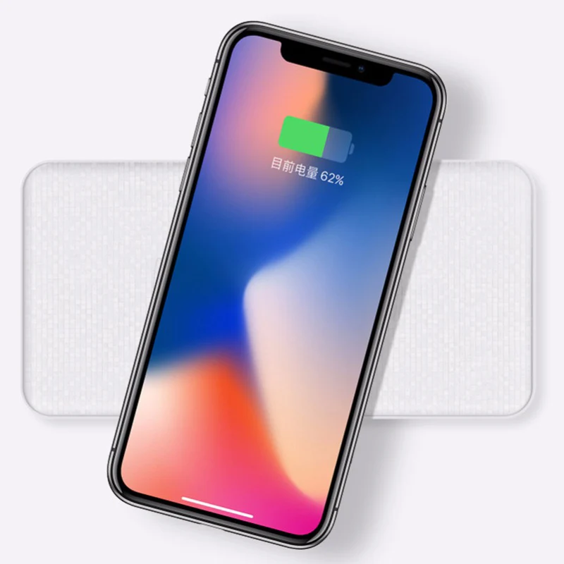 Yoobao Беспроводной внешний аккумулятор 5000 мАч для iPhone X 8, Универсальное портативное Qi зарядное устройство, внешняя батарея для samsung S8 S7 S6 Phone - Цвет: White