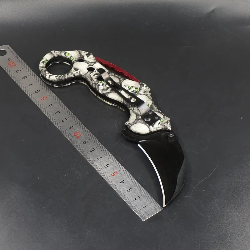 Karambit нож складной тактический для когтей открытый боевой выживания