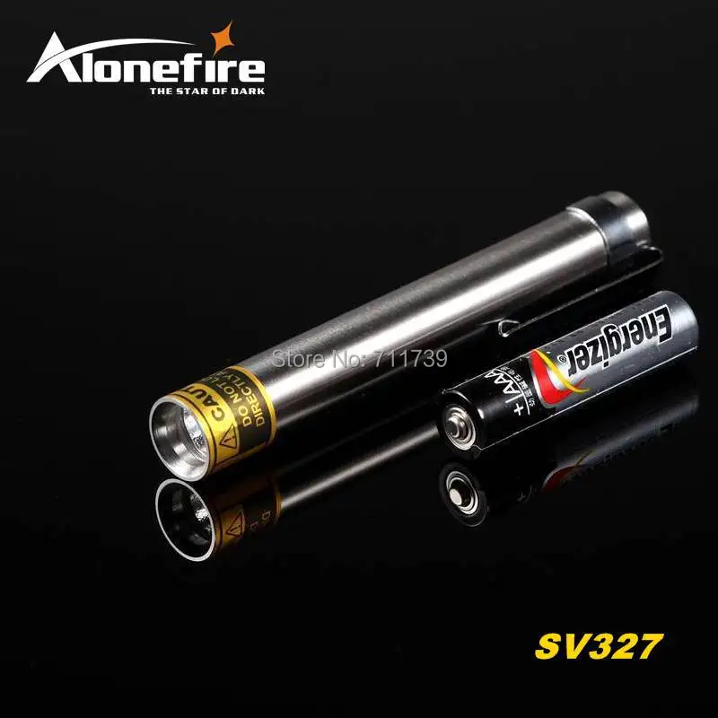 ALONEFIRE SV327 365nm UV нержавеющая сталь Портативный мини Ультрафиолетовый кошки собаки