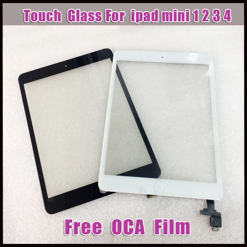 Оригинальный процесс ЖК сенсорный экран стекло для ipad mini 1/2 3 A1432 A1454 A1455 A1489 A1538 A1550
