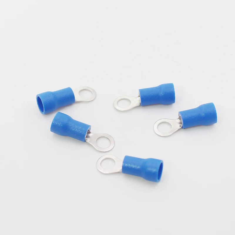 Синяя фотоизолированная ОБЖИМНАЯ кольцевая клемма|Терминалы| |